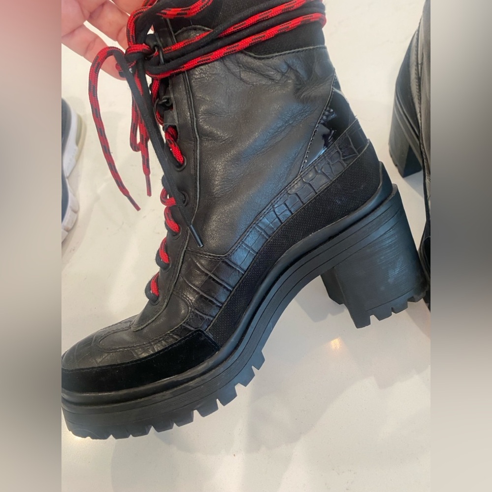 Gianni Bini moto/ combat boots size 9 - Picture 6 of 13